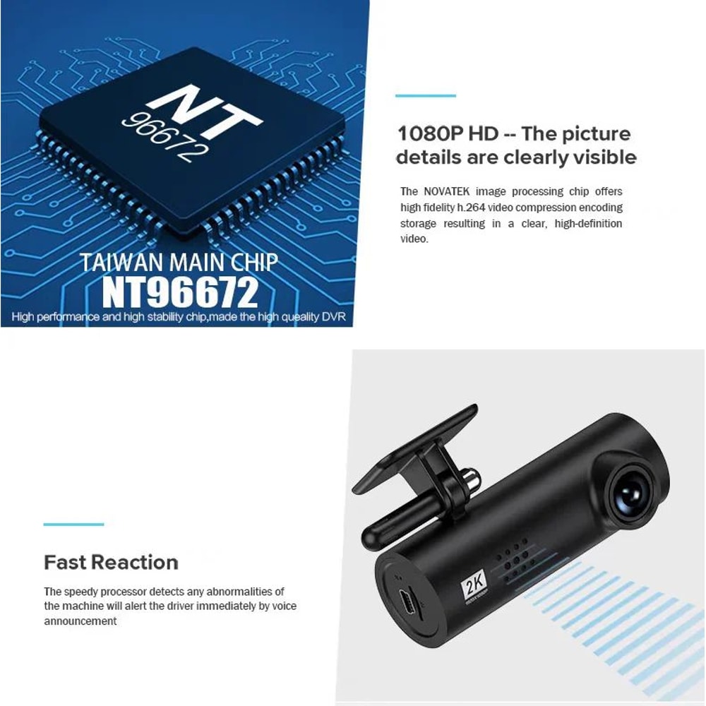 4K WiFi Mini Dash Cam With 24H Parking Monitor 9