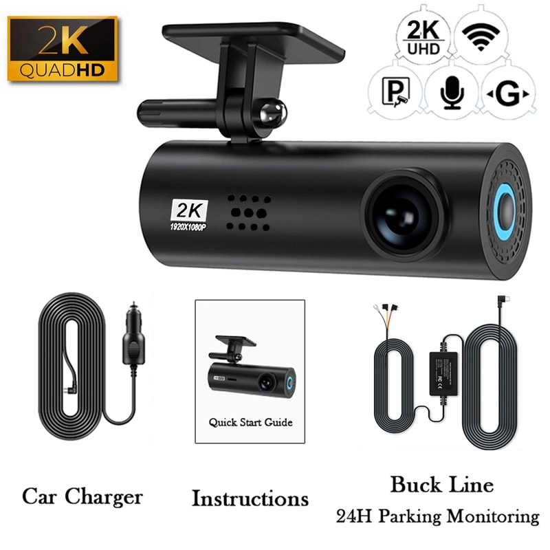 4K WiFi Mini Dash Cam With 24H Parking Monitor 13