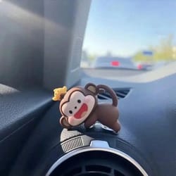 adorable mini monkey car hanging ornament