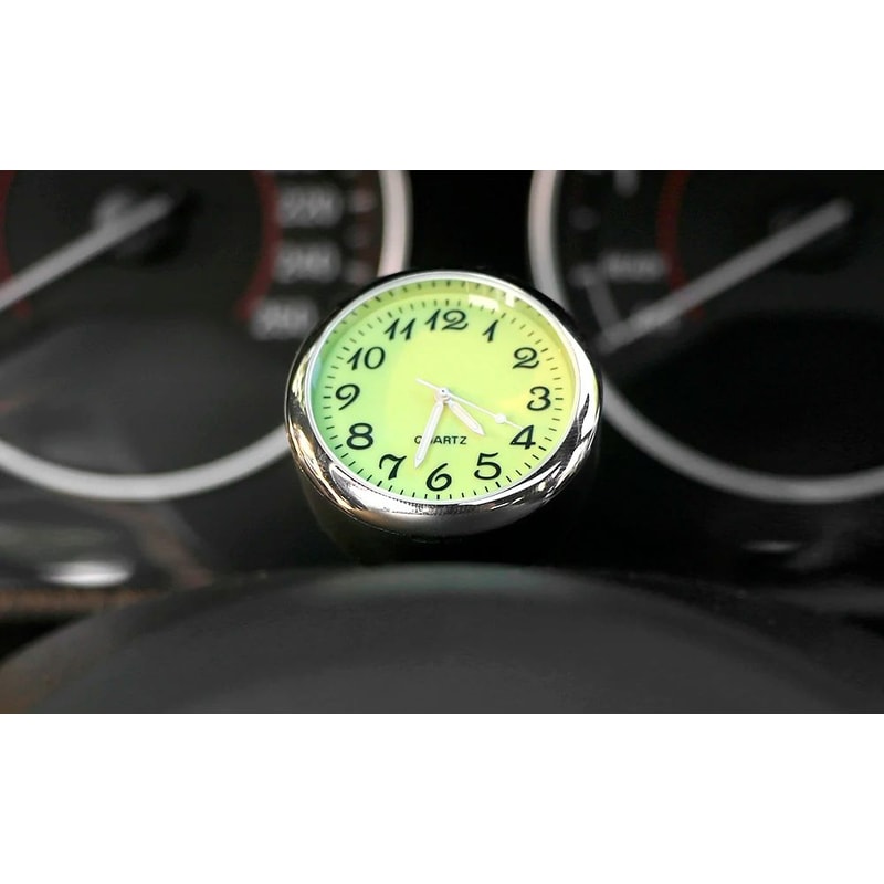 Luminous Car Clock Thermometer Hygrometer 7