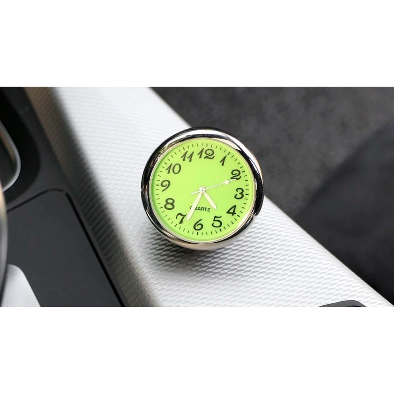 Luminous Car Clock Thermometer Hygrometer 9