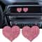 Sparkling Crystal Heart Car Vent Clips 2 Pack 0