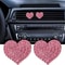 Sparkling Crystal Heart Car Vent Clips 2 Pack 0