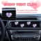 Sparkling Crystal Heart Car Vent Clips 2 Pack 3