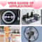 Sparkling Crystal Heart Car Vent Clips 2 Pack 5