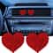 Sparkling Crystal Heart Car Vent Clips 2 Pack 1