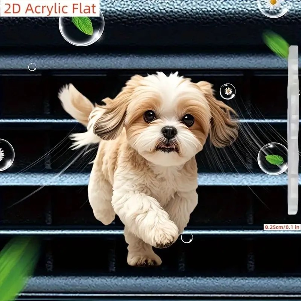 2D Car Vent Perfume Air Freshener Clip 5