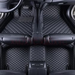 custom 3d artificial leather car floor mats