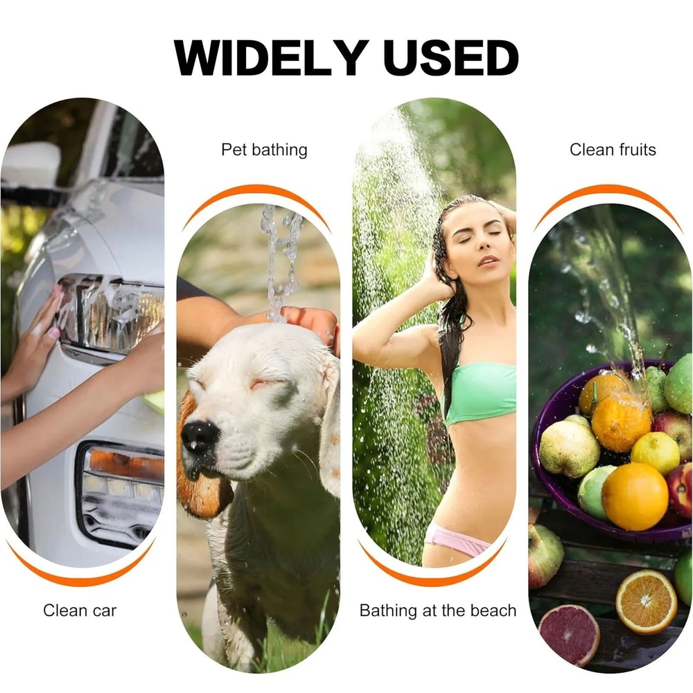Portable Rechargeable Outdoor Shower Handheld 2