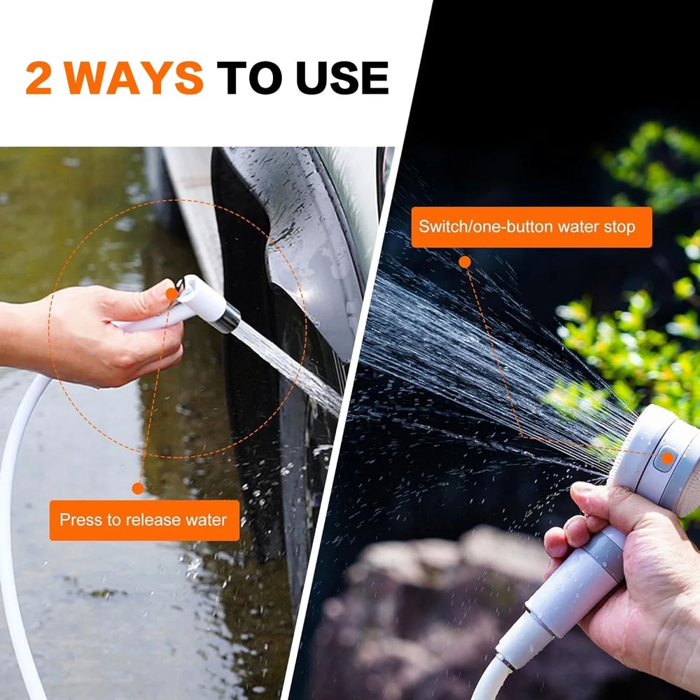 Portable Rechargeable Outdoor Shower Handheld 3