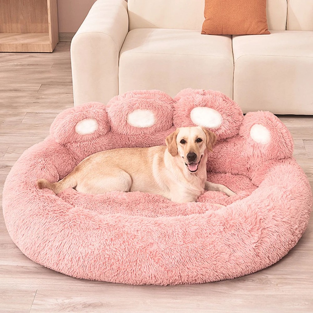 Fluffy Winter Warm Dog And Cat Bed 1