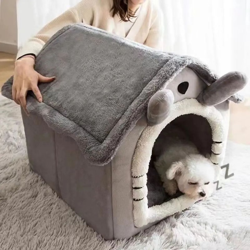 All Season Cozy Dog House Bed For Small Pets 1