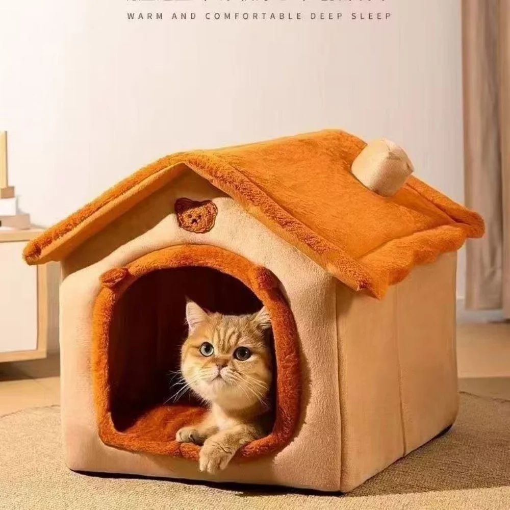All Season Cozy Dog House Bed For Small Pets 4