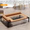 Raised Breathable Mesh Pet Bed With Removable Pillow 9