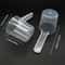 5pcs Transparent Pet Measuring Scoops With Scale 5