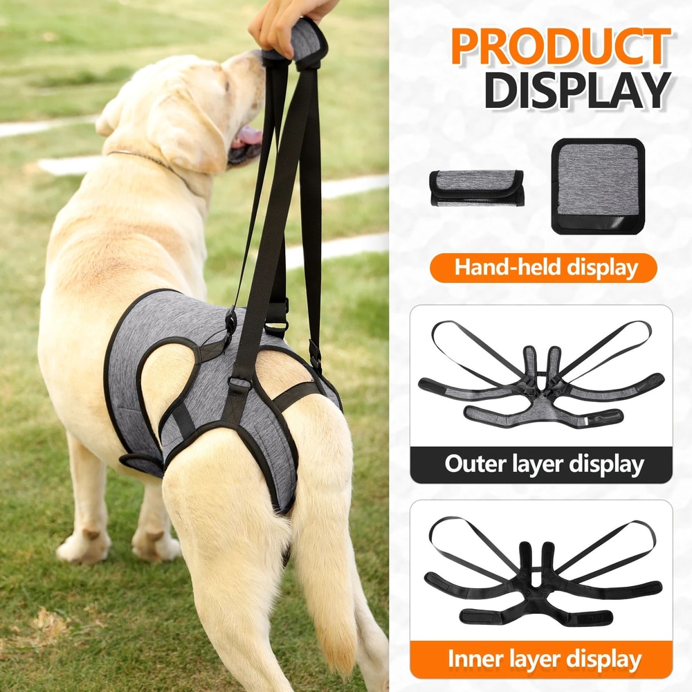 Adjustable Dog Lift Harness For Hind Leg Support 5