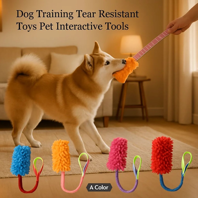 Durable Plush Rope Dog Toy For Aggressive Chewers 6