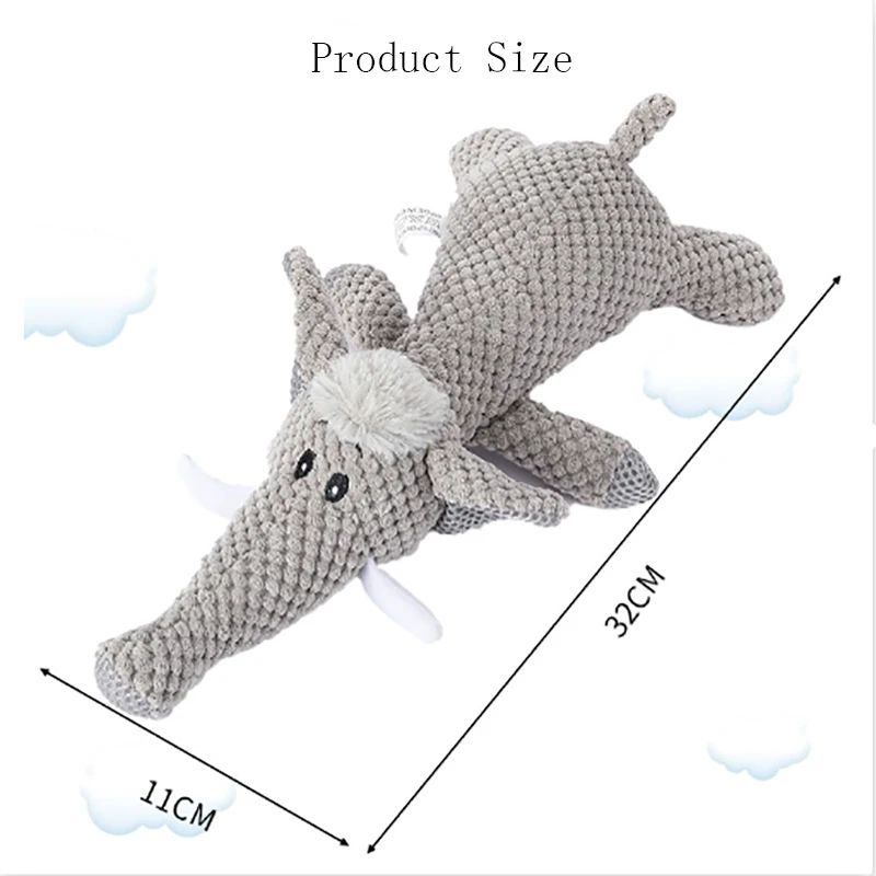 Squeaky Plush Animal Dog Toys For Small And Medium Dogs 5