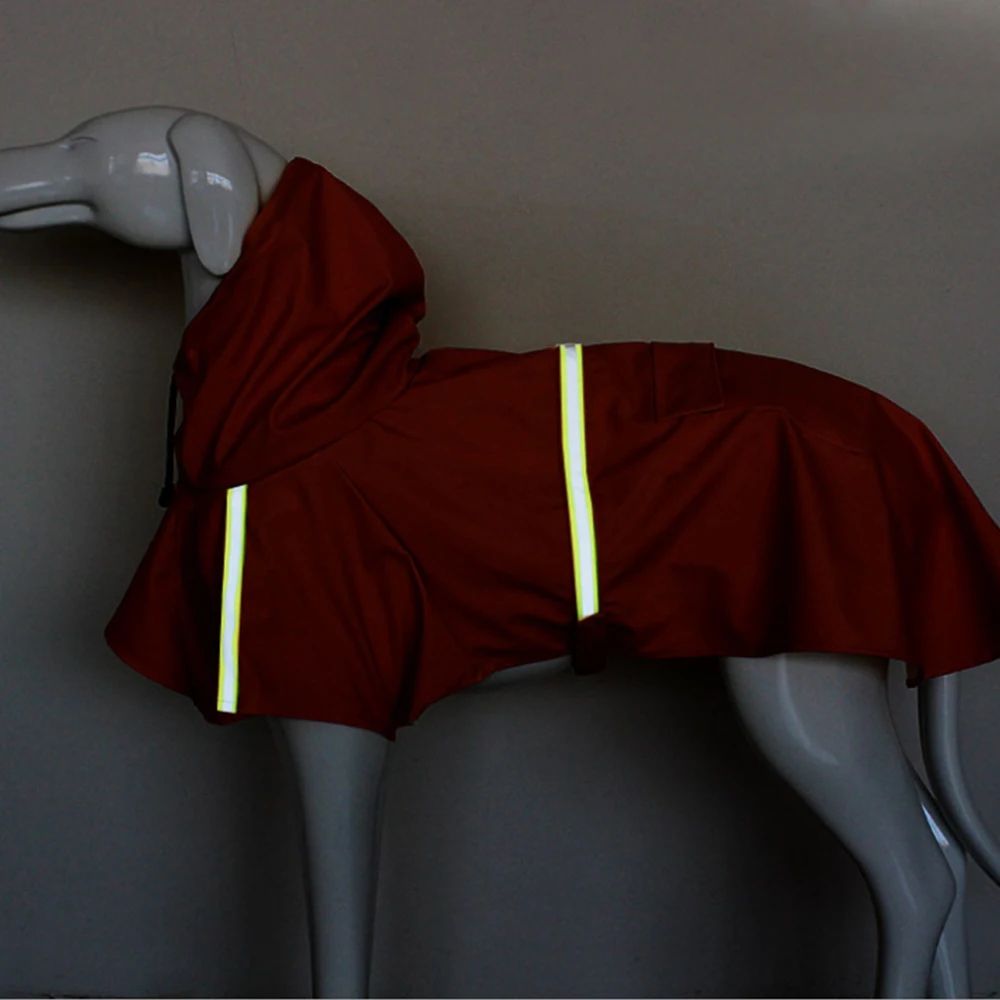 Waterproof Hooded Raincoat For Large Dogs 2