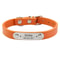 Personalized PU Leather Dog Collar With Engraved Name ID 7