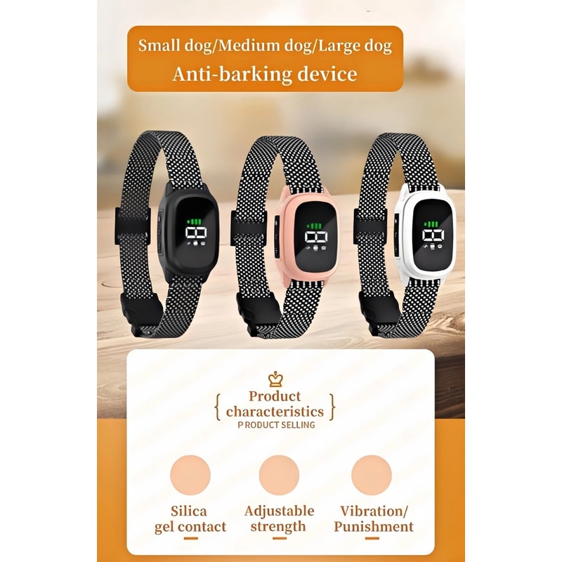 Rechargeable Anti Barking Training Collar For Dogs 8