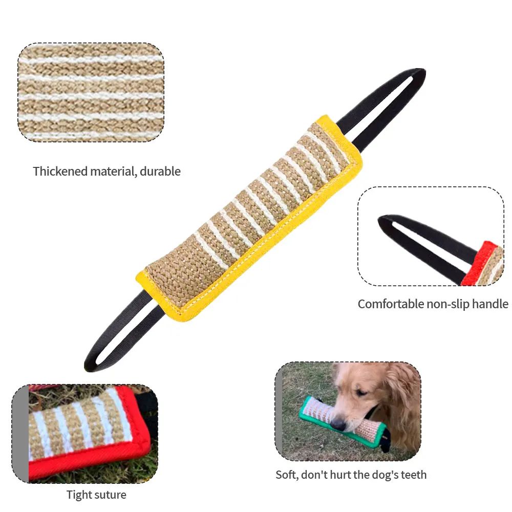 Durable Dog Bite Training Rod Toy For Chewing And Play 7