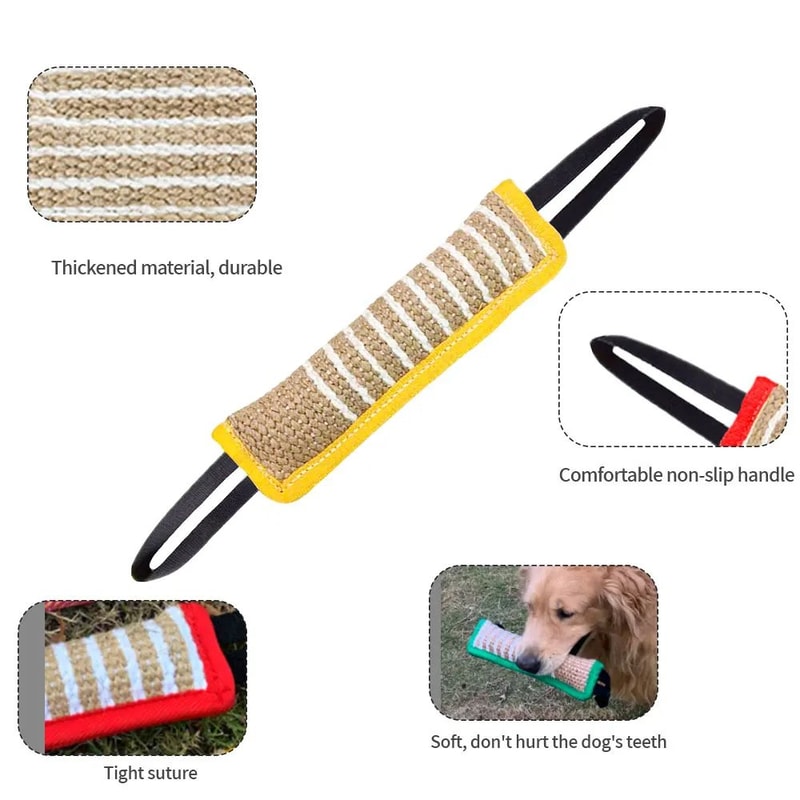 Durable Dog Bite Training Rod Toy For Chewing And Play 7
