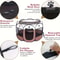 WhiteGray Foldable Waterproof Octagonal Pet Tent For Cats And Small Pets 2