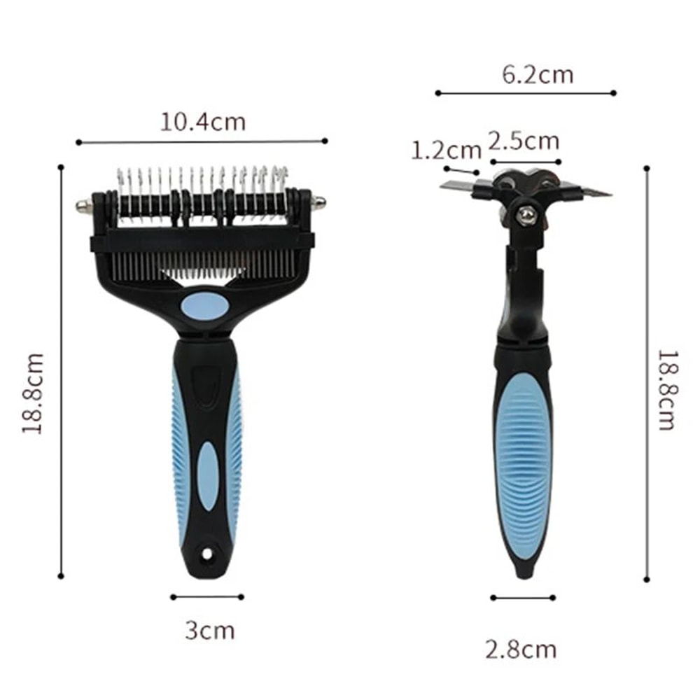 3 In 1 Pet Deshedding Grooming Brush 3