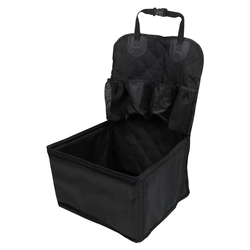 Portable Dog Car Seat Cover With Storage 6