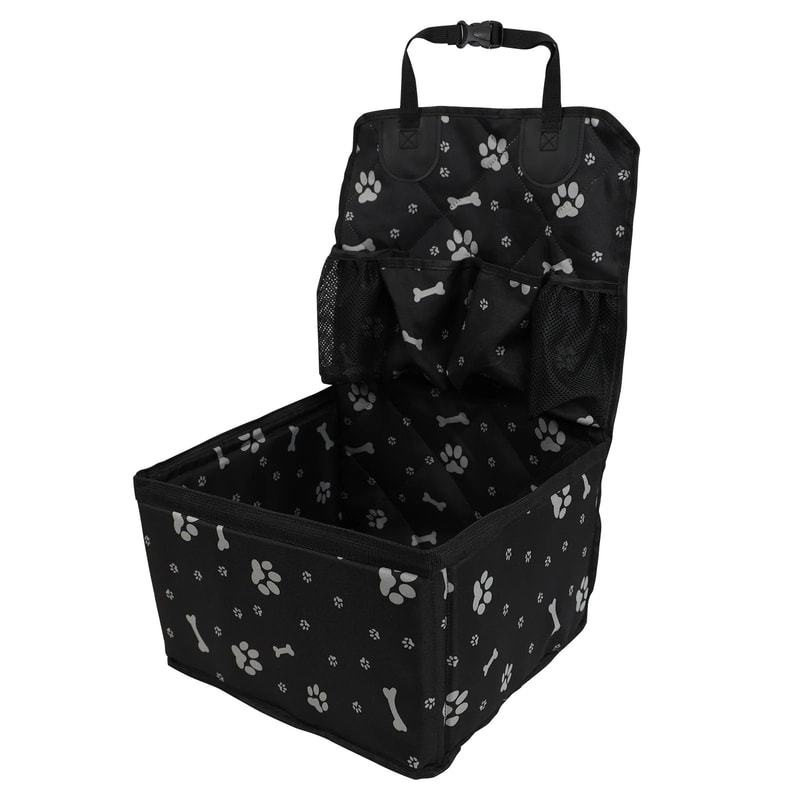 Portable Dog Car Seat Cover With Storage 7