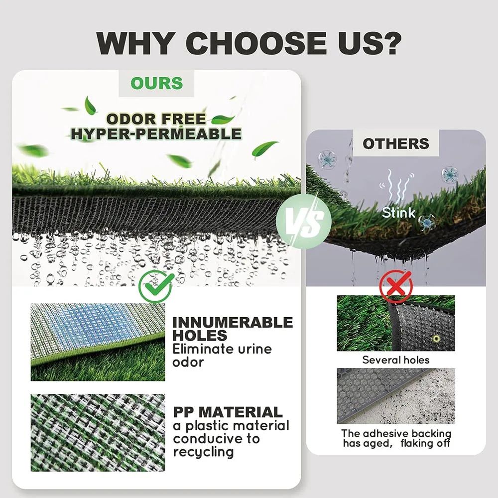 Reusable Artificial Grass Dog Toilet Mat 1