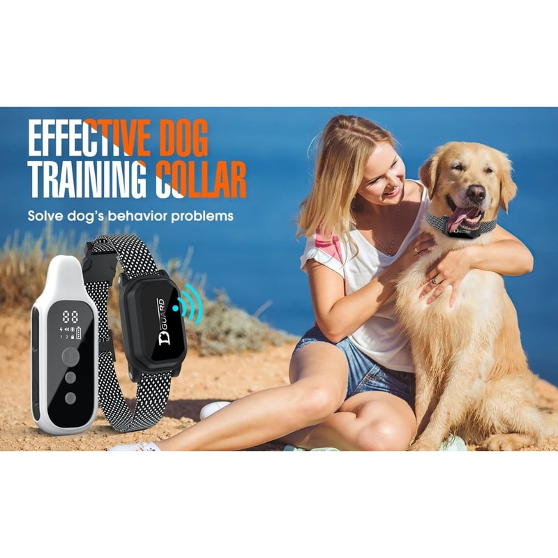 800M Waterproof Rechargeable Dog Training Collar 6