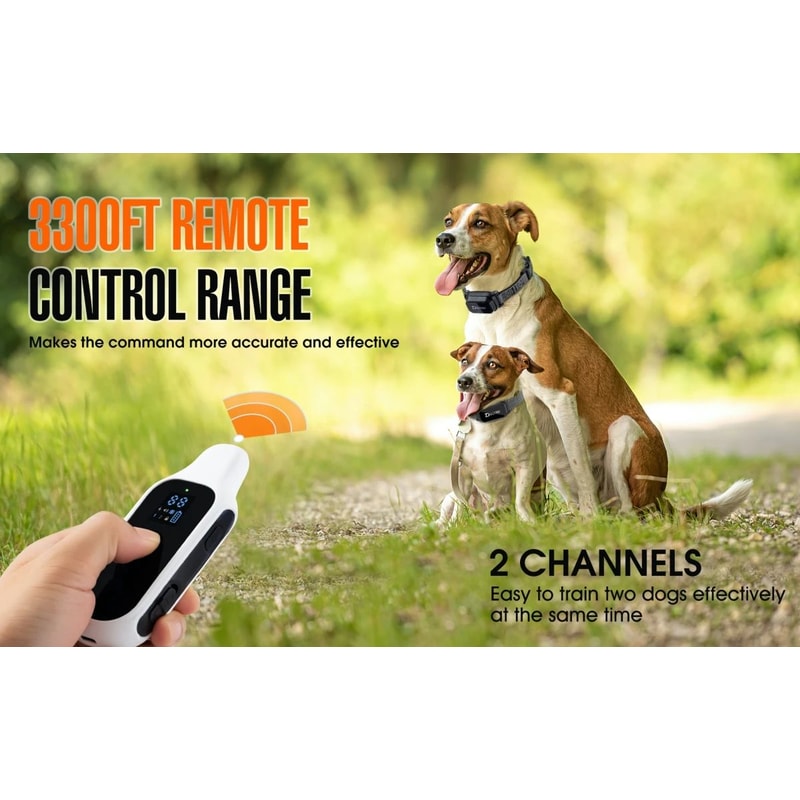800M Waterproof Rechargeable Dog Training Collar 8