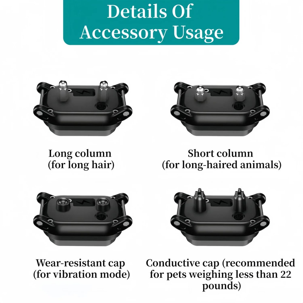 800M Waterproof Rechargeable Dog Training Collar 10