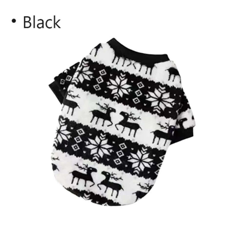 Heart Print Flannel Dog Vest Coat 3