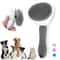 Self Cleaning Pet Hair Remover Grooming Brush 0