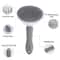 Self Cleaning Pet Hair Remover Grooming Brush 4