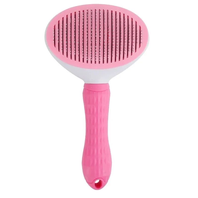 Self Cleaning Pet Hair Remover Grooming Brush 8