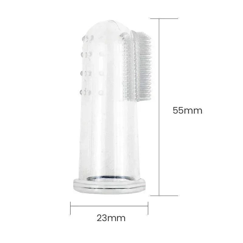 5 Piece Soft Pet Finger Toothbrush Set 1