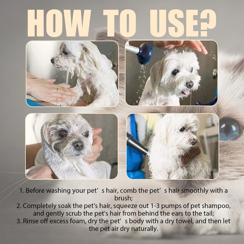 Anti Flea Moisturizing Dog Shampoo 1