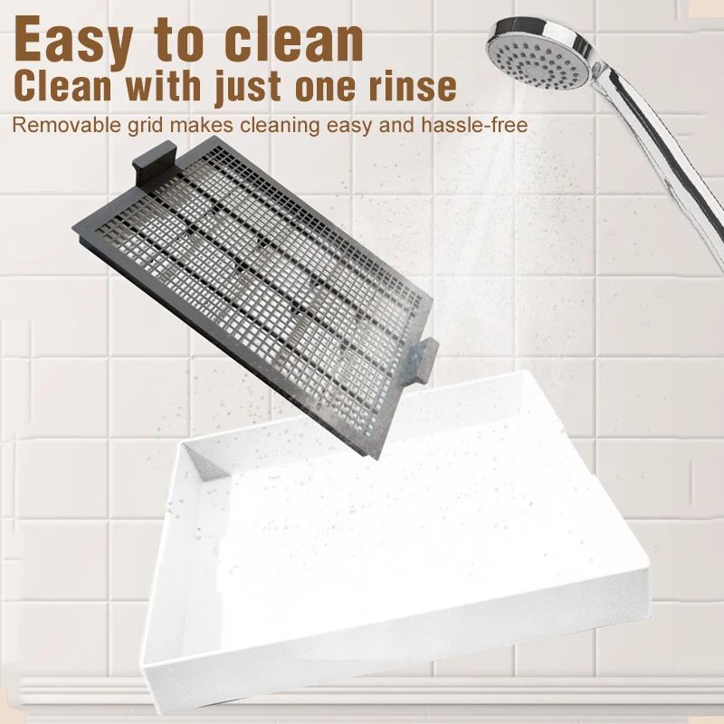 Flat Dog Potty Tray With Pee Pad Holder 3