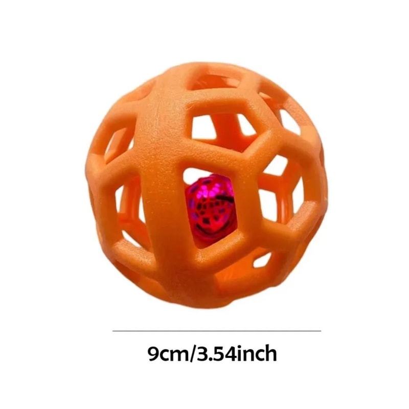 Rubber Hollow Ball Dog Chew Toy 2