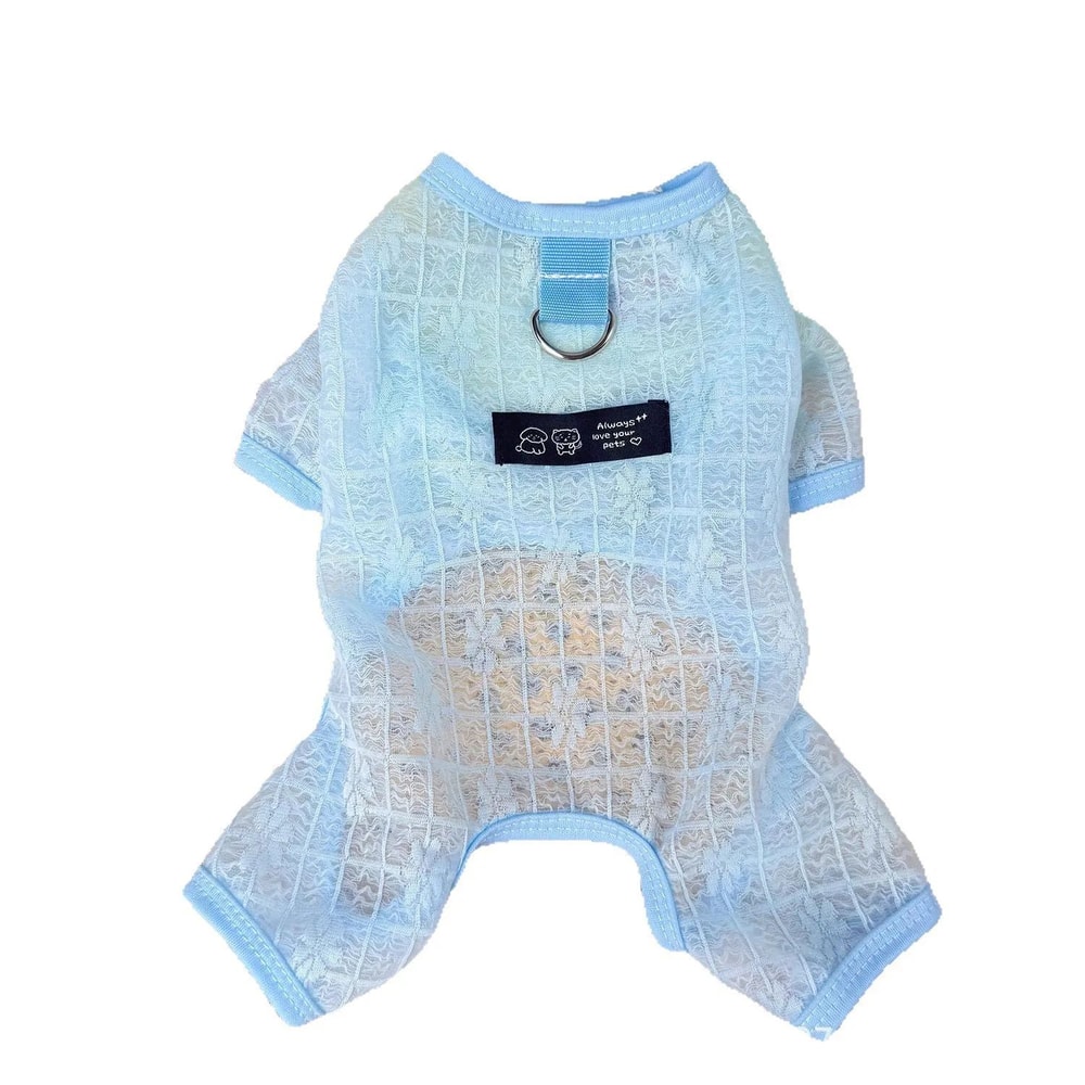 Summer Cooling Mesh Jumpsuit For Small Dogs 2