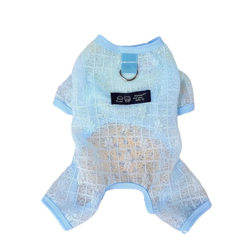Summer Cooling Mesh Jumpsuit For Small Dogs 2