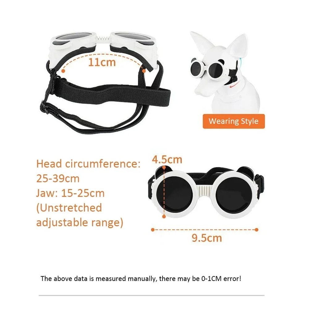 Waterproof Dog Goggles For Outdoor Travel 6