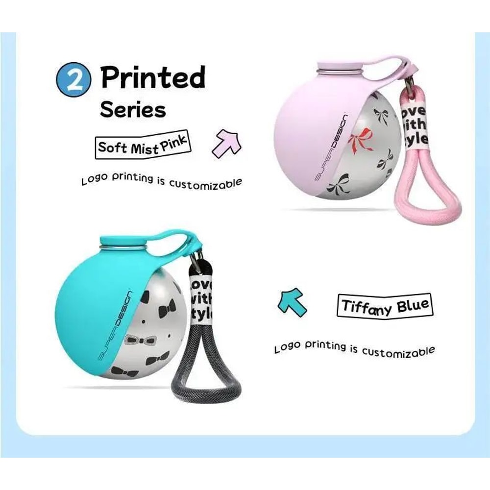 Portable Stainless Steel Dog Water Bottle With Foldable Cup 7