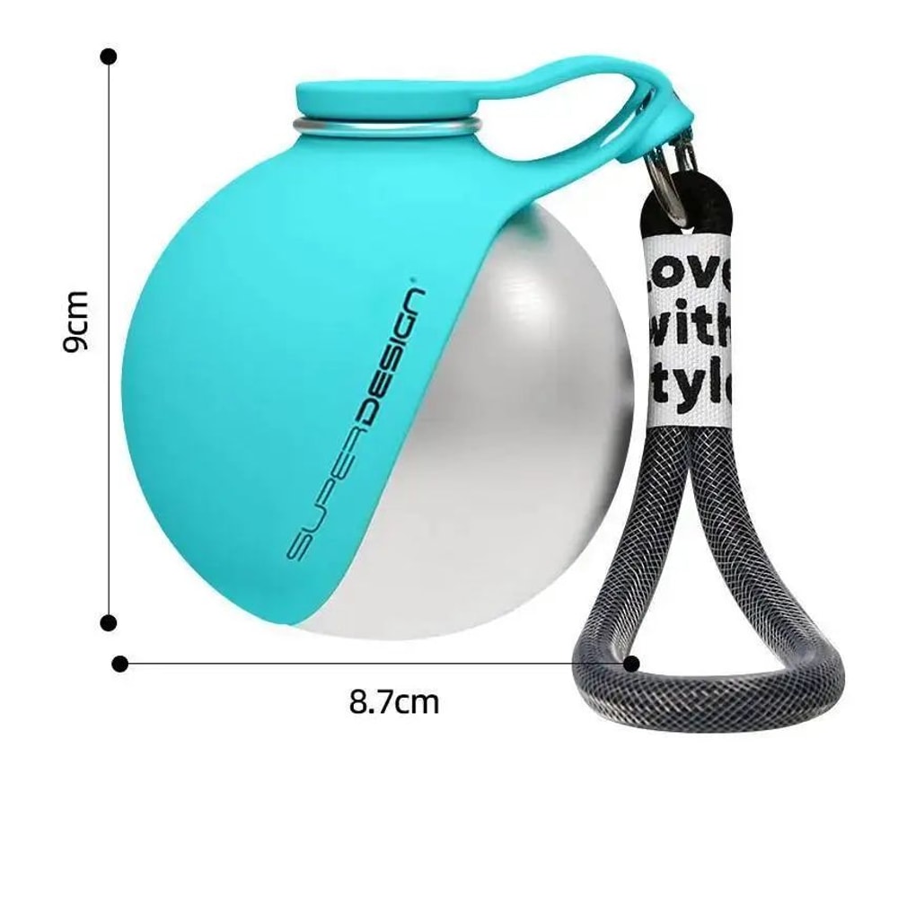 Portable Stainless Steel Dog Water Bottle With Foldable Cup 14