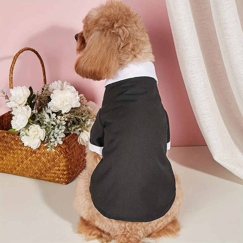 Formal Pet Wedding Suit With Bow Tie 1