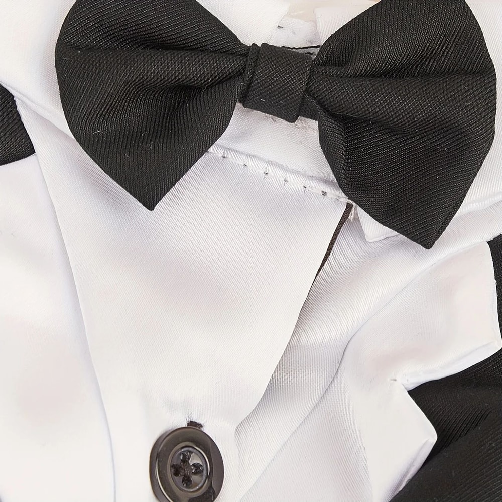 Formal Pet Wedding Suit With Bow Tie 4